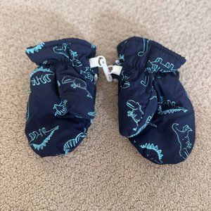 Boys Dinosaur Mittens for a 2-3 year old